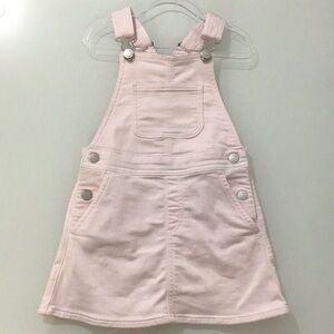 Crewcuts pink pinafore dress